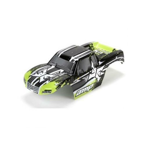 Ecx Body Black/Green 1:10 Amp Mt - Ecx230017