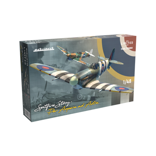 Eduard 1/48 SPITFIRE STORY: Per Aspera ad Astra DUAL COMBO Plastic Model Kit *Aust Decals*[11162]