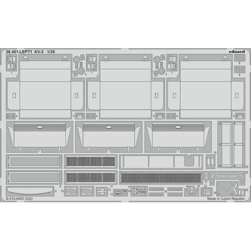 Eduard 1/35 KV-2 (Tamiya) Photo Etch Set [36481]