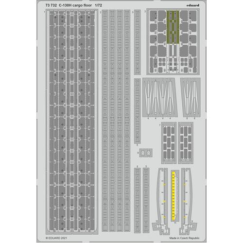 Eduard 1/72 C-130H cargo floor Photo etched parts