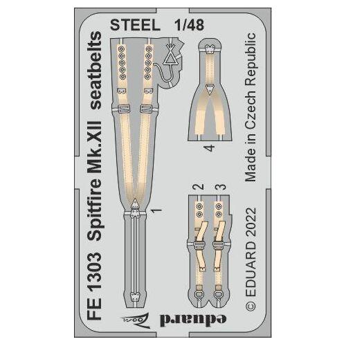 Eduard 1/48 Spitfire Mk.XII seatbelts STEEL Zoom set [FE1303]