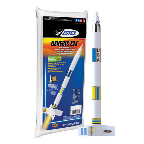 Estes Generic E2X Beginner Model Rocket Kit Does Not include Engines