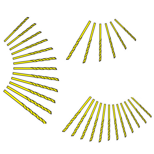 EXCEL 50057 DRILL BITS #57 (12 DRILLS PER TUBE)