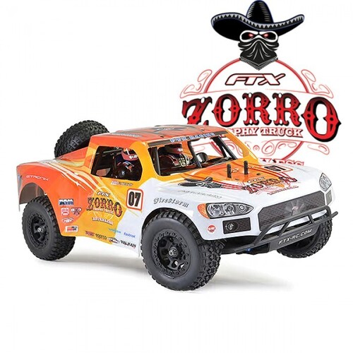 FTX ZORRO 1/10 TROPHY TRUCK EP BRUSHLESS 4WD RTR - ORANGE/WHITE