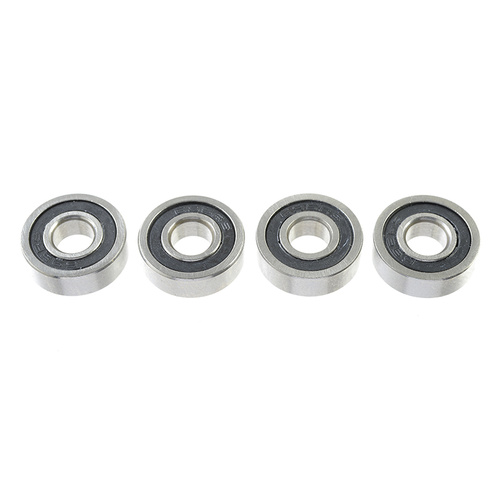 G-Force 0500-008 Chrome Ball Bearing - ABEC 3 - Rubber Shielded - 5X13X4 - 695-2RS (4)