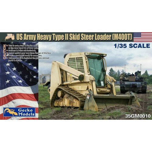 Gecko 1/35 US Army Light Type II Skid Steer Loader (M400T) Plastic Model Kit