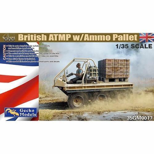 Gecko 1/35 British ATMP w Ammo Pallet Plastic Model Kit