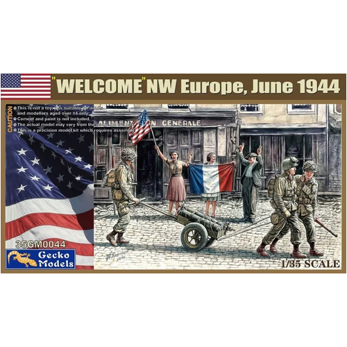 Gecko 1/35 "WELCOME"  NW Europe June 1944 Plastic Model Kit