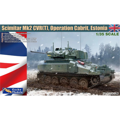 Gecko 1/35 Scimitar Mk2 CVR(T) Plastic Model Kit