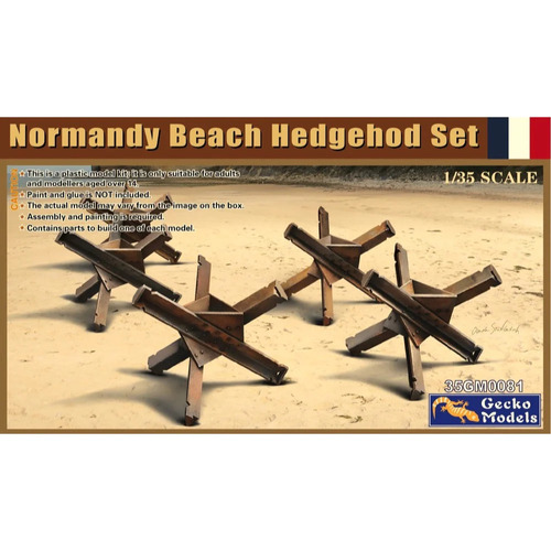 Gecko 1/35 Normandy Beach Hedgehog Set Plastic Model Kit