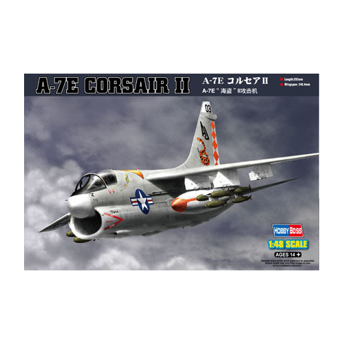 HobbyBoss 1/48 A-7E Corsair II Plastic Model Kit [80345]