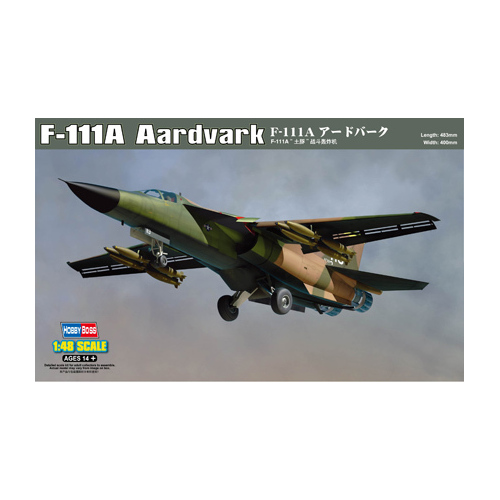 HobbyBoss 1/48 F-111A Aardvark Plastic Model Kit [80348]