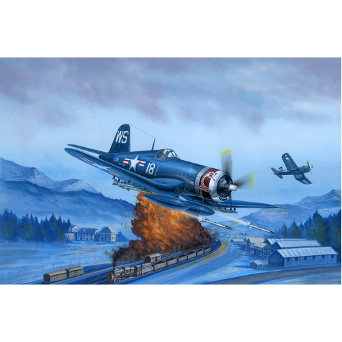 HobbyBoss 1/48 F4U-4 Corsair Late version Plastic Model Kit [80387]