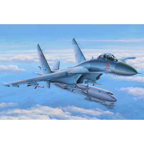 HobbyBoss 1/48 Su-27 Flanker Early Plastic Model Kit [81712]