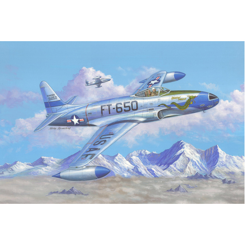 HobbyBoss 1/48 F-80C Shooting Star fighter Plastic Model Kit [81725]