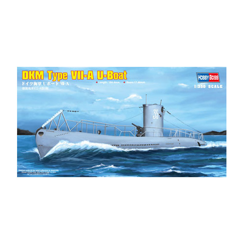 HobbyBoss 1/350 DKM Navy Type VII-A U-Boat Plastic Model Kit [83503]