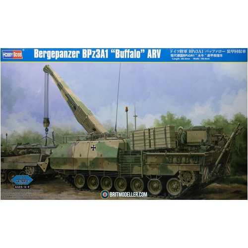 HobbyBoss 1/35 Bergepanzer BPz3A1 “Buffalo” ARV Plastic Model Kit