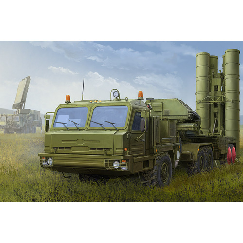 HobbyBoss 1/35 Russian BAZ-64022 with 5P85TE2 TEL S-400 Plastic Model Kit [85517]