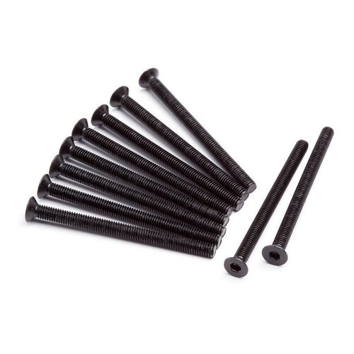 HPI Flat Head Screw M3X40mm (Hex Socket/10Pcs) [106427]