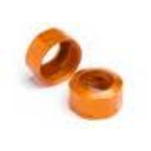 HPI Shock Cap 12Xm13X0.8mm (Orange/Grooved/2Pcs) [106633]