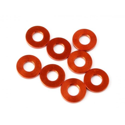 HPI Shim 3x7x1mm (Orange/8pcs) [160406]