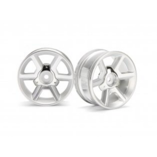 HPI GT Wheel Silver (6mm Offset/2Pcs) [33471]