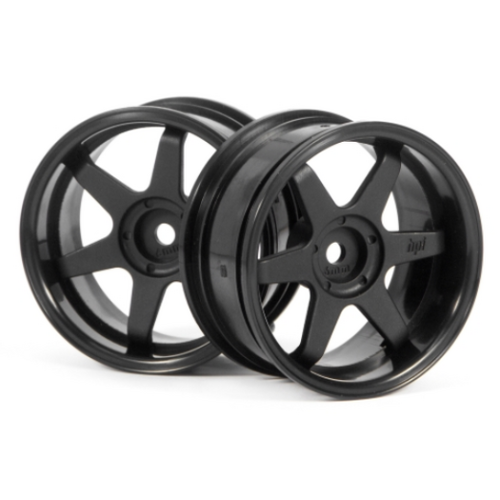 HPI TE37 Wheel 26mm Black (6mm Offset) [3846]