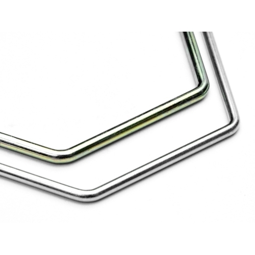 HPI 75033 REAR SWAY BAR SET 2.2MM SILVER 2.6MM