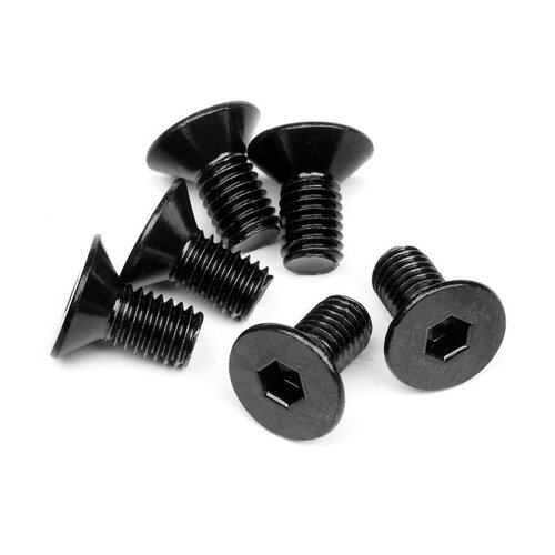 HPI 94727 Flat Head Screw M5X10mm (Hex Socket/6Pcs)