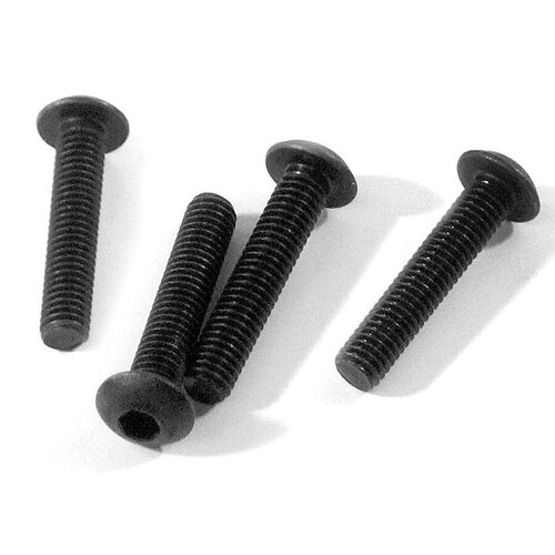 HPI Button Head Screw M3x15mm (Hex Socket/4pcs) [Z216]