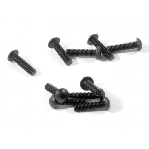 HPI Button Head Screw M3x12mm (Hex Socket/10pcs) [Z354]