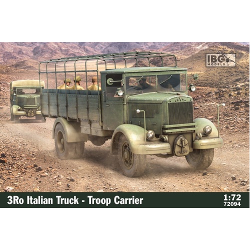 IBG 1/72 3Ro Italian Truck Troop Carrier Plastic Model Kit