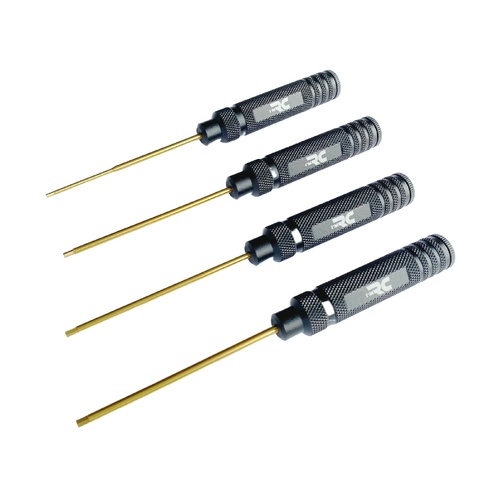 I'M RC 4PC HEX SCREWDRIVER SET - TITANIUM HEX TIPS