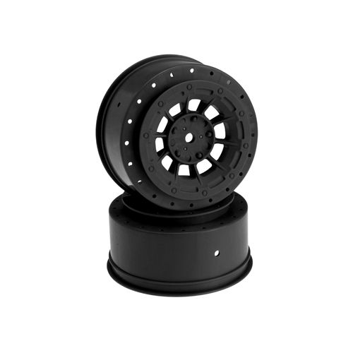 Hazard - SC6 +3mm wider off-set - 12mm hex wheel - 2pc. - (black)