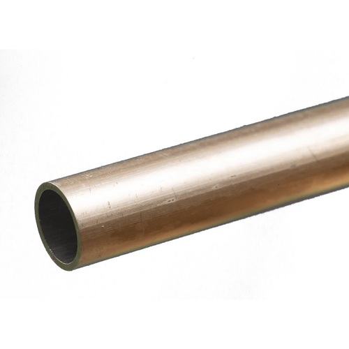 K&S 83035 ROUND ALUMINUM TUBE .035 WALL 6061-T6 (12IN LENGTHS) 1/2IN (1 TUBE