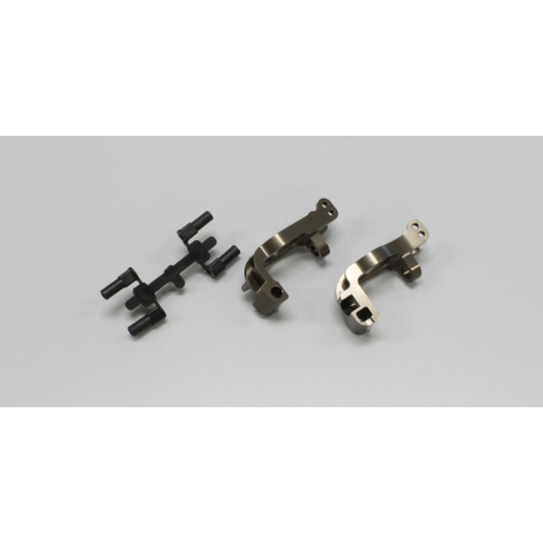 Kyosho Aluminium Front Hub Carrier L&R Gunmetal MP9