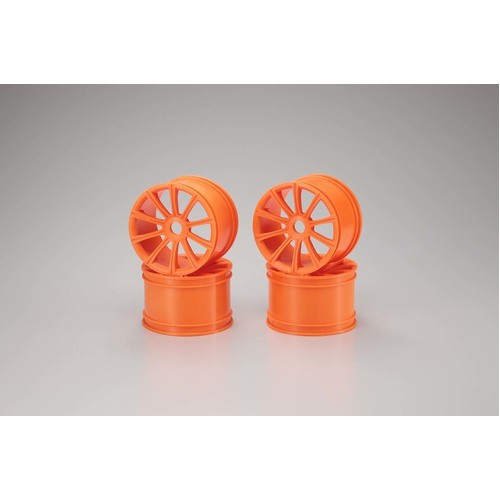 Kyosho Ten-Spoke Wheel (Orange/ST-R/4pcs)