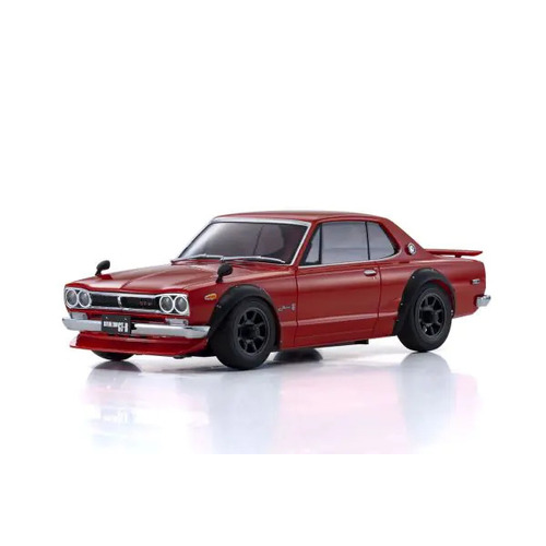 Kyosho ASC MA-020 NISSAN SKYLINE 2000GT-R KPGC10 Tuned Version Red Kyosho 60th Anniversary Body [MZP466R60]