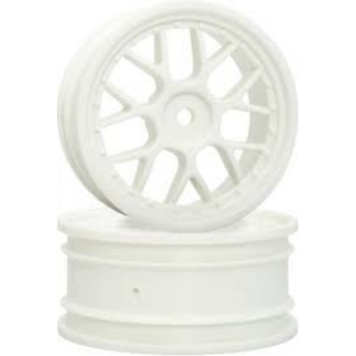 LRP 7-Spoke Wheel white (2 pcs) - S10 TC Blast