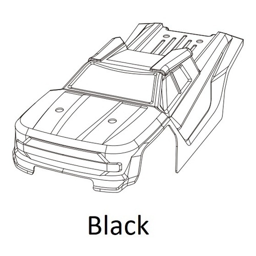 MJX 14210 Black Body Shell