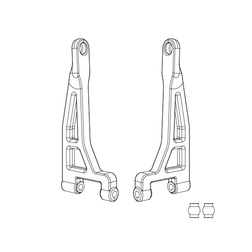 MJX Rear Upper Suspension Arms (Including Ball Head) [16240B]