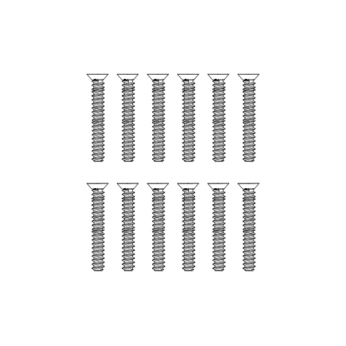 MJX Countersunk Flat Head Screws (12pcs) [M261545]