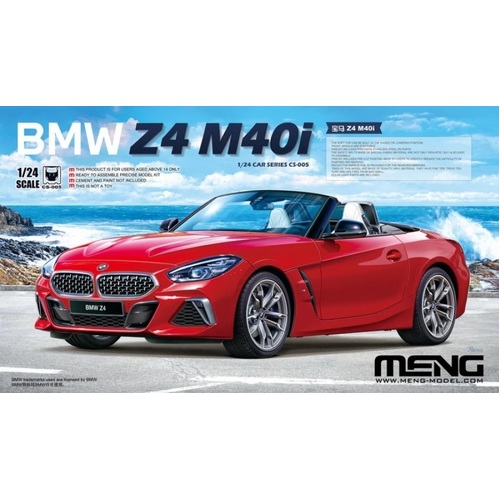 Meng 1/24 BMW Z4 M40i Plastic Model Kit