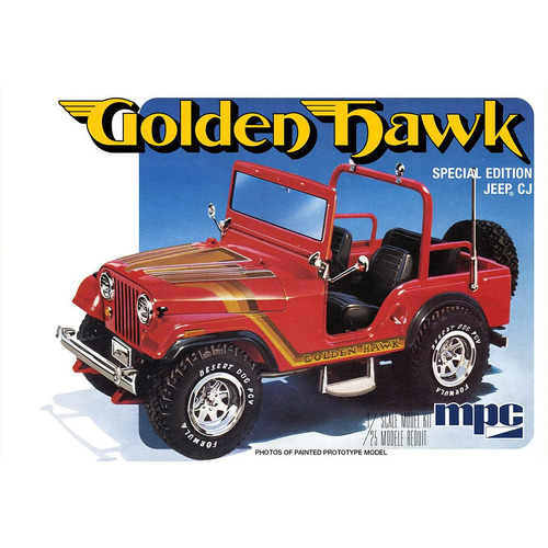 MPC 1/25 1981 Jeep CJ5 Golden Hawk Plastic Model Kit