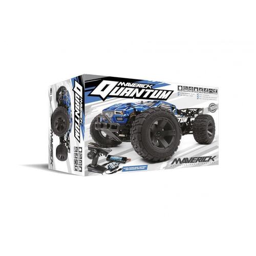 Maverick Quantum XT 1/10 4WD Brushed Electric Truggy (Blue/Black) [150105]