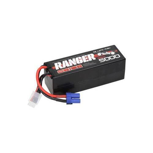 4S 55C Ranger LiPo Battery (14.8V/5000mAh) EC5