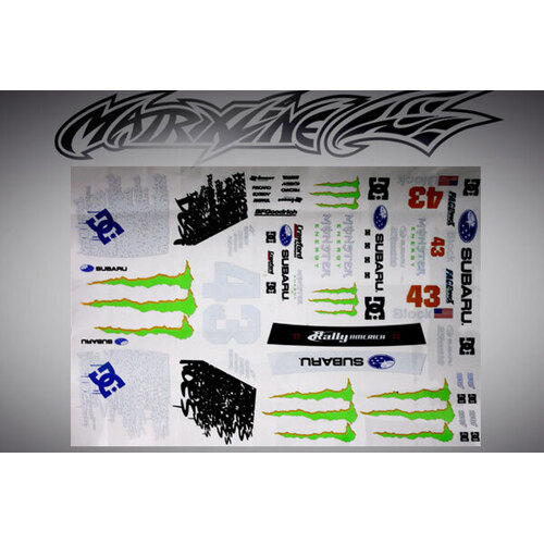 Matrixline WRX Optional Decal Sheet