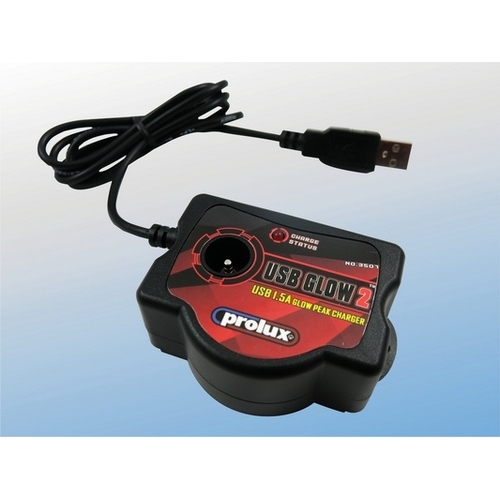 PROLUX USB 1.5 AMP GLOW PEAK CHARGER