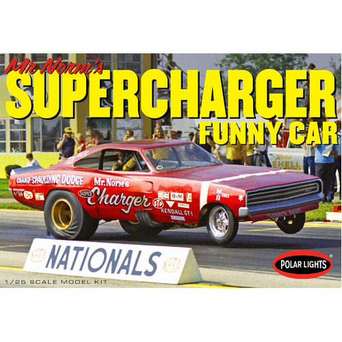 Polar Lights 1/25 1969 Dodge Charger Funny Car Mr. Norm Plastic Model Kit