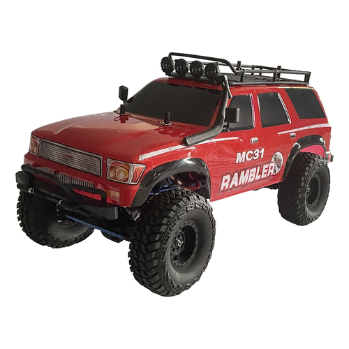 MC31 Brushed Crawler RTR w/7.2V 1800mAH NI-MH battery, Wall Charger, 2.4GHz radio, 313mm wheelbase, alum linkages, steel main frame,9kg/cm servo, Vara